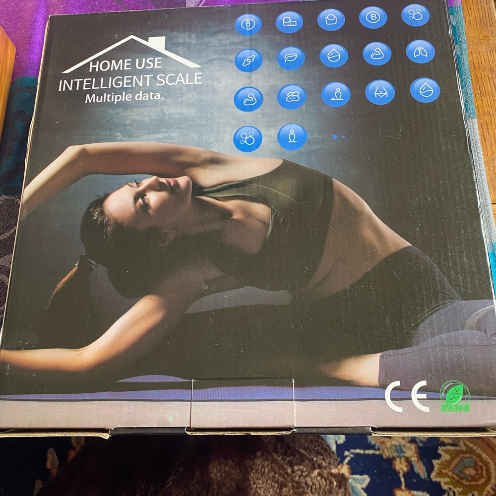 Home Use Intelligent Scale - Black